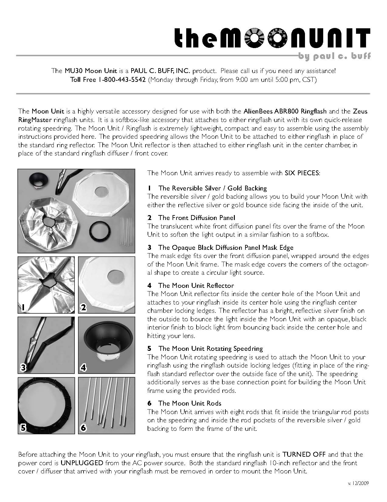 Moon Unit Instructions